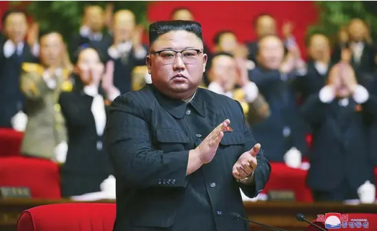  ?? AP ?? El nombramien­to se produjo en la sexta jornada del VIII congreso de la formación única norcoreana