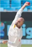  ??  ?? Nathan Lyon.