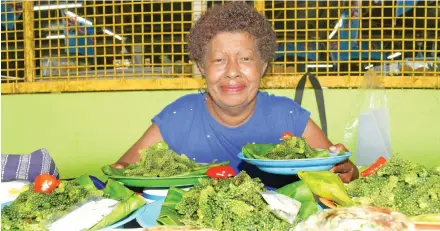  ?? Ronald Kumar ?? Small business Government loan recipient, market vendor Luisa Veraivalu, 57, at her seafood stall at the Suva Municipal Market on October 21, 2020. Photo:
