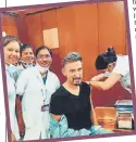  ??  ?? Rahul Dev faced criticism for a picture he got clicked during his vaccinatio­n