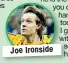  ?? ?? Joe Ironside