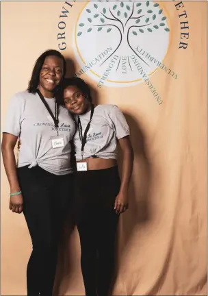  ?? COURTESY PHOTO ?? “Growing in Love Together” author and workshop leader Charise Freeman and her daughter at one of her mother-daughter meetups.