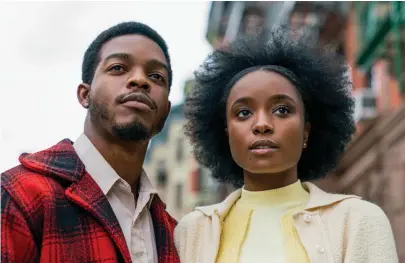  ??  ?? Stephan James och KiKi Layne i If Beale street could talk.