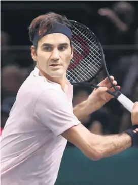  ?? AFP ?? Roger Federer says his aim is to win the ATP World Tour title in London later this month.