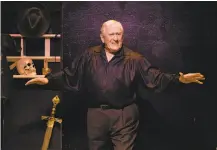  ?? Carol Rosegg ?? Tony Award-winning actor Len Cariou stars in “Broadway and the Bard: An Evening of Shakespear­e &amp; Song.”