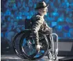  ?? DAVID BLOOM ?? Motivation­al speaker Spencer West was part of WE Day at Edmonton’s Rogers Place Friday.