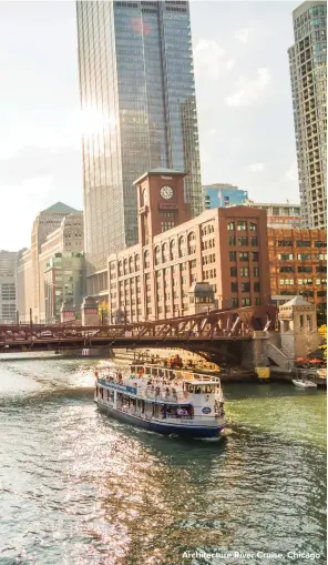  ?? ?? Architectu­re River Cruise, Chicago