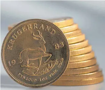  ?? FOTO: IMAGO ?? Der Krügerrand gilt als erfolgreic­hste Goldmünze der Neuzeit.
