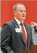  ?? Craig Moseley / Houston Chronicle ?? Hunter Yurachek and Arkansas agreed to a five-year contract that will nearly double his salary to $850,000 annually.