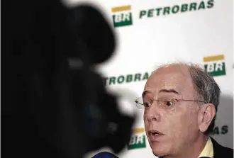  ?? Nacho Doce - 11.jan.2017/Reuters ?? O presidente da Petrobras, Pedro Parente, em coletiva de imprensa no Rio de Janeiro