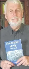  ??  ?? Robin Britcher with his latest book about Kennington