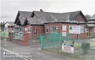  ?? Mossy Lea Primary School in Wrightingt­on ??