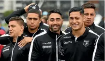  ?? PHOTO: PHOTOSPORT ?? A lot will be expected of Kiwis duo Shaun Johnson and Roger Tuivasa-Sheck at this World Cup.