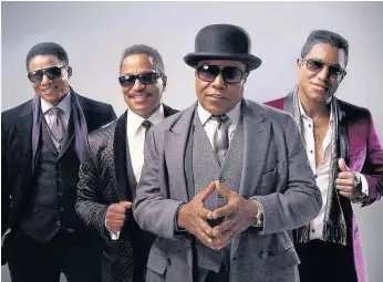  ??  ?? The Jacksons are celebratin­g 50 years of hit-making with an appearance at Haydock Park Racecourse on July 7