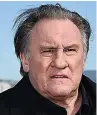  ??  ?? Denial...actor Depardieu