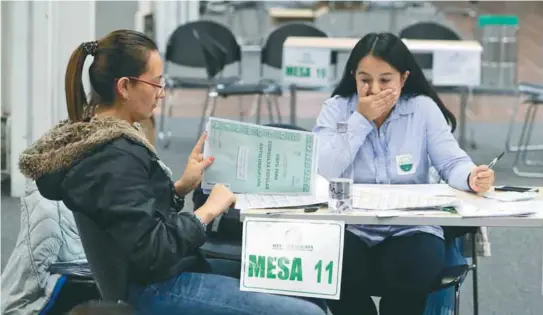  ?? / EFE ?? La consulta anticorrup­ción no pasó el umbral electoral en 2018.