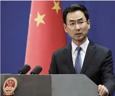  ?? DR ?? Zhao Lijian, porta-voz do Ministério dos Negócios Estrangeir­os