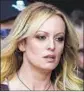  ?? Markus Schreiber AP ?? PORN actress Stormy Daniels received $130,000 from Trump’s lawyer.