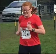  ??  ?? Edel Smith in action at the Oldbridge Parkrun.