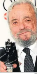  ?? EFE ?? El compositor Stephen Sondheim.