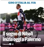  ??  ?? GIRO D’ITALIA AL VIA