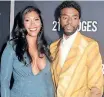  ?? ?? SIMONE Ledward and Chadwick Boseman. | Bang Showbiz