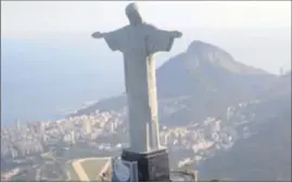  ??  ?? The famous Christ the Redeemer cross in Rio De Janeiro was at the centre of the East Coast FM team’s April Fool gag.