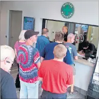  ?? AP FILE PHOTO ?? People line up to be among the first in Nevada to legally purchase medical marijuana at the Silver State Relief dispensary in Sparks, Nev., in July 2015.