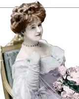  ??  ?? Fashion designer Lucile, Lady Duff Gordon in 1904.