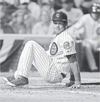  ?? DENNIS WIERZBICKI, USA TODAY SPORTS ?? The Cubs and second baseman Starlin Castro are young and hope to be back in the playoffs contending for championsh­ips in the coming years.
