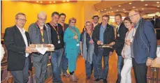  ?? SZ-FOTO: KÖ ?? Die Hoteliers bei der Tagung in der Lindenhall­e.