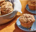  ?? (Tom Mccorkle for The Washington Post; food styling by Gina Nistico for The Washington Post) ?? Banana pecan muffins.