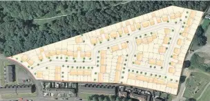  ??  ?? to build 108 homes on land off Ribblesdal­e Avenue, Accrington