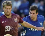  ??  ?? Rangers full-back Jon Flanagan (right)