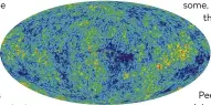  ??  ?? ▲ Big Bang leftovers? The cosmic microwave background radiation (CMBR)
