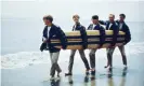  ?? Getty Images ?? ‘Scrubbed clean image’ ... The Beach Boys in 1962. Photograph: Michael Ochs Archives/