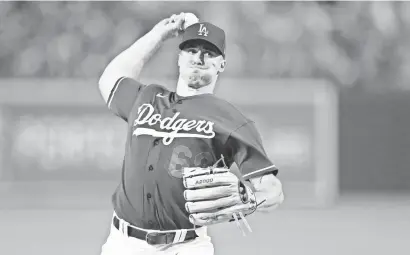  ?? MARK J. REBILAS/USA TODAY ?? Ross Stripling might move up in the Dodgers’ rotation after David Price opted out. After posting a 3.01 ERA in 2018, he dropped a bit in 2019 but keeps the ball on the ground.