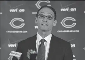  ?? JONATHAN DANIEL/ GETTY IMAGES ?? Marc Trestman was introduced as the new head coach of the Chicago Bears at the team’s practice facility in suburban Lake Forest, Ill., on Thursday.