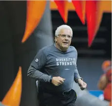  ?? GERRY KAHRMANN/FILES ?? Veteran B.C. Lions coach Wally Buono faces off-season back surgery, but is likely to return next season.