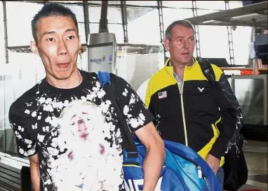  ??  ?? Frosty relationsh­ip: Lee Chong Wei and Morten Frost have not been on good terms since the Japan Open in 2015.