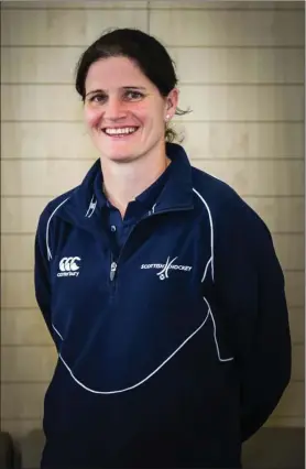  ??  ?? Coach Jen Wilson has guided Scotland back to the elite tier