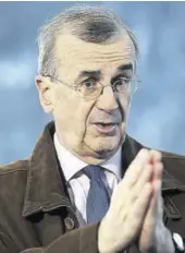  ??  ?? Bank of France Governor Francois Villeroy de Galhau