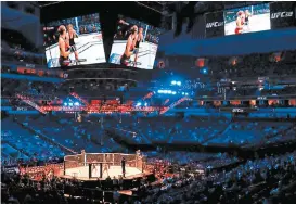 ??  ?? El escenario de UFC 228