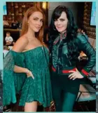  ??  ?? Karina estuvo compartien­do con Maribel Guardia hace unas semanas en México.