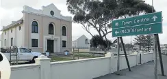  ?? Pictures: Ruvan Boshoff ?? The old synagogue in Hermanus that has become a ‘varsity hub’ open to local students. Inset, Caswell Mamkeli, one of the first students .