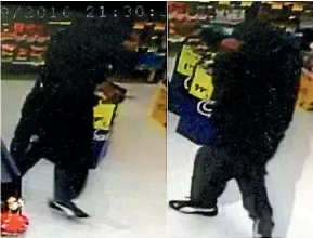  ?? SUPPLIED ?? Police are looking for this man who robbed the Tauhara 4 Square on September 12.