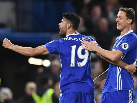  ?? (Getty) ?? Diego Costa scored twice in the second half to secure all three points for the hosts