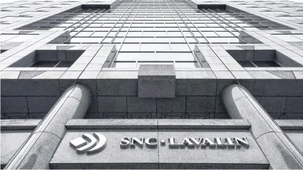  ?? PAUL CHIASSON • CP ?? The headquarte­rs of SNC Lavalin in Montreal. SNC-Lavalin Group Inc.