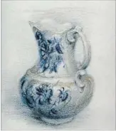  ??  ?? Rosemary Squire-Graydon, Pitcher, part of Drawing at the Museum