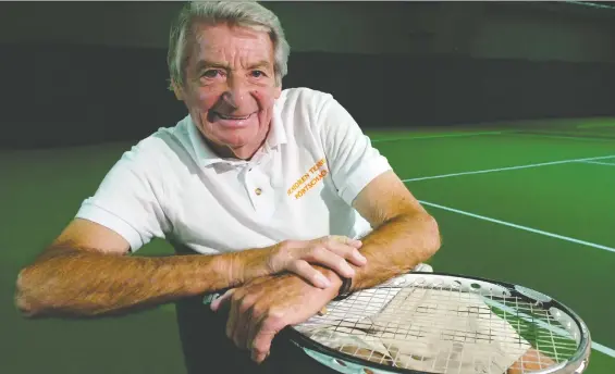  ?? POSTMEDIA FILES ?? Lorne Main, a fixture at the Vancouver Lawn & Tennis club in his later years, represente­d Canada in the Davis Cup from 1949-55, and served as team captain from 1958-61,